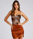 Sweet Chic Style Swirl Mesh Bodysuit