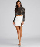 Trendsetting Queen Embellished Crop Top