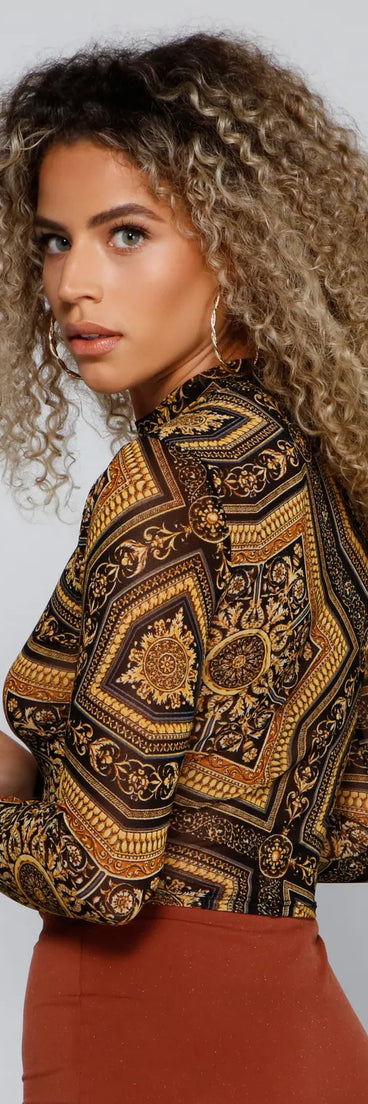 Level Up Your Look Mesh Crop Top