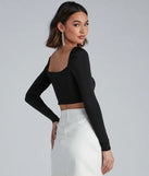 Rise And Stun Lace-Up Crop Top