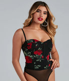 Fall In Love With Floral Bodysuit