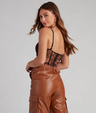 So Fierce Leopard Mesh Bustier