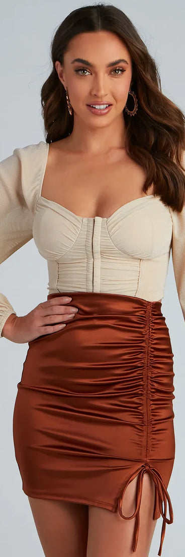 Be Mine Sparkle Knit Bustier