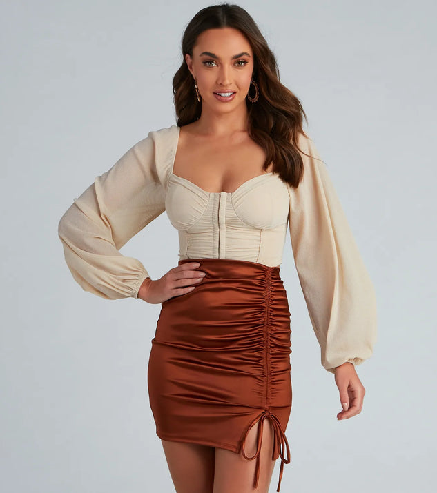 Be Mine Sparkle Knit Bustier