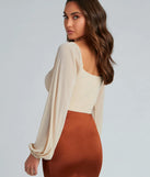 Be Mine Sparkle Knit Bustier