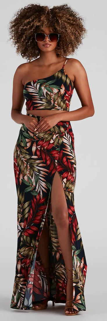 Vacay Approved Printed Crop Top