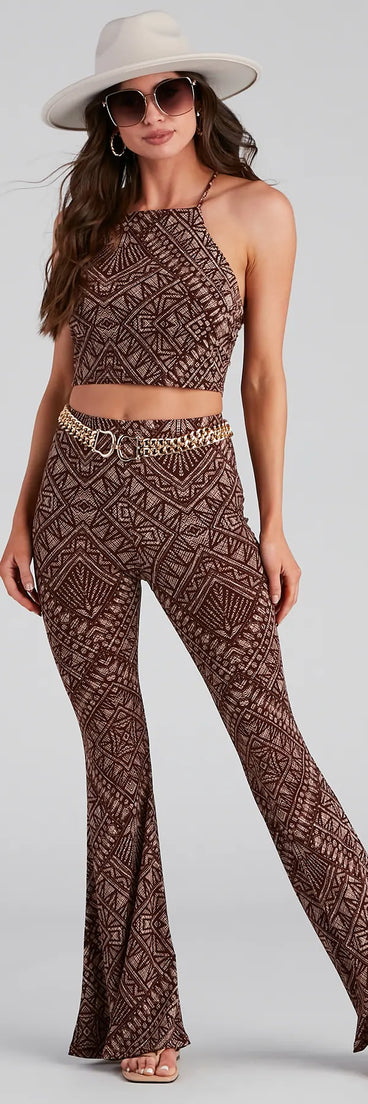 Desert Queen Boho Halter Top