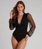 Simplicity is Bliss Swiss Dot Sleeve Bodysuit