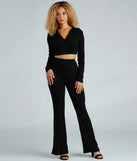 Preppy Vibe Collared Crop Top