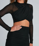 Wrapped In Chic Style Crop Top