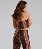 Bohemian Flair Halter Crop Top
