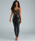 Bold Beauty Chain Halter Bodysuit
