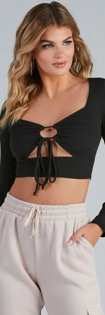 Never Looked Better Ribbed Crop Top