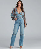 Blooming Chic Floral Bodysuit