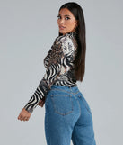 Wild Thing Animal Print Top