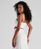 Staycation Twist Banded Crop Top