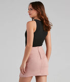 Cut To It High Neck Bodysuit