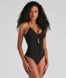 Lace-Up Chic Sleeveless Bodysuit