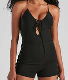 Lace-Up Chic Sleeveless Bodysuit