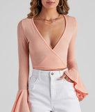 Go With The Flow Wrap Crop Top