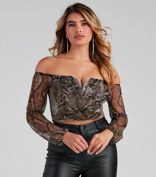 Bring The Sass Cropped Blouse