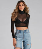 Stunning Sheer Moment Crop Top
