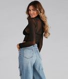 Stunning Sheer Moment Crop Top