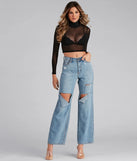 Stunning Sheer Moment Crop Top