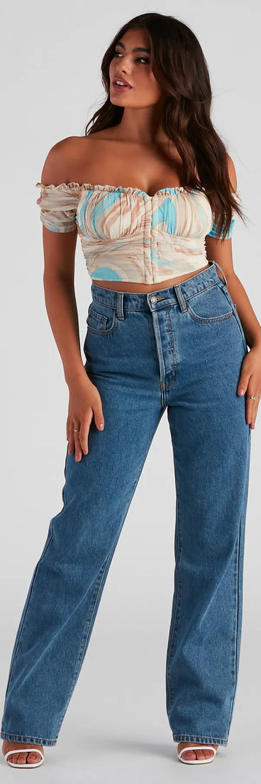 Sweet For You Marble Mesh Bodysuit