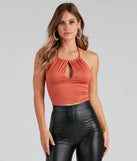 Bring The Heat Halter Top