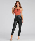 Bring The Heat Halter Top