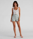 Playing Favorites Lace-Up Tank Top