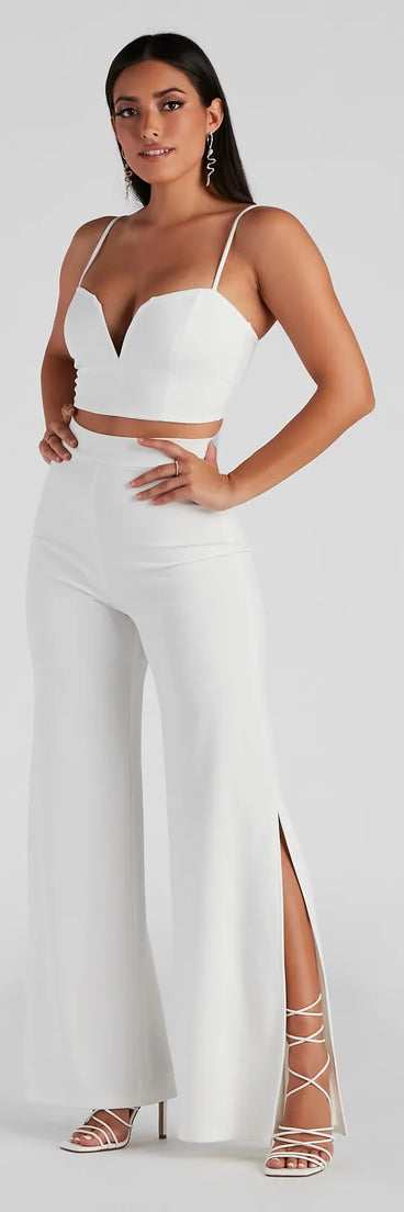Weekend Feels Sweetheart Crop Top