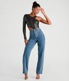 My Edgy Side One Shoulder Bodysuit