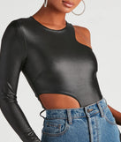 My Edgy Side One Shoulder Bodysuit