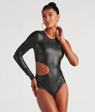 My Edgy Side One Shoulder Bodysuit