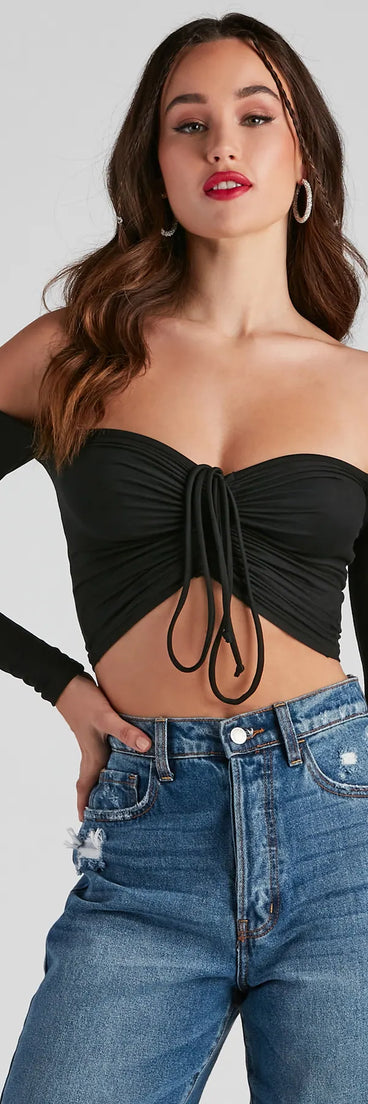 Real Cute Off The Shoulder Top