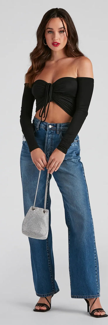 Real Cute Off The Shoulder Top