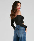 Real Cute Off The Shoulder Top