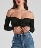 Real Cute Off The Shoulder Top