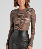 Stunning Illusion Mesh Bodysuit