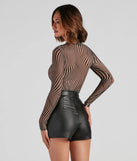 Stunning Illusion Mesh Bodysuit