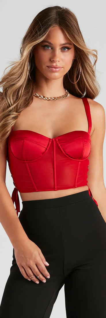 Fantasy Babe Lace-Up Bustier