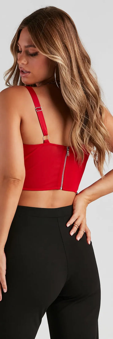 Fantasy Babe Lace-Up Bustier