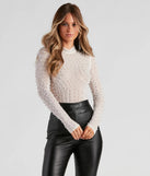 Sweet Chic Pearl Mesh Bodysuit