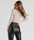 Sweet Chic Pearl Mesh Bodysuit