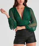 Prettiest Sparkle Rhinestone Mesh Bodysuit