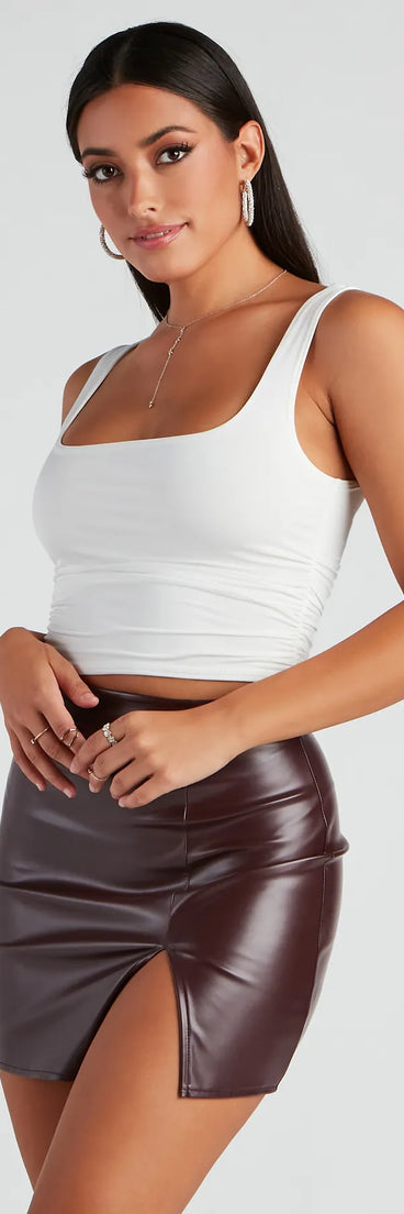 Classic Casual Cropped Tank