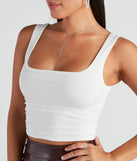 Classic Casual Cropped Tank