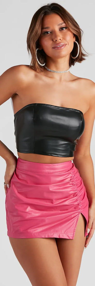 Sleek And Trendy Corset Tube Top